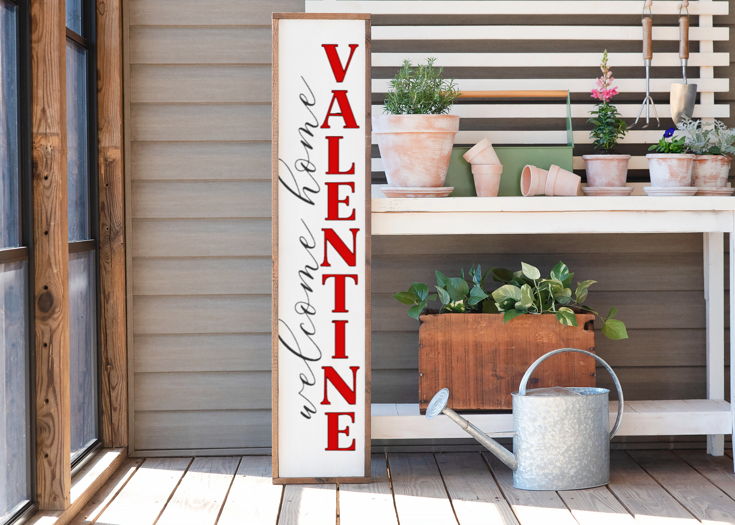 Be My Valentine Porch SIgn