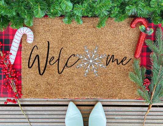 Snowflake Welcome Doormat