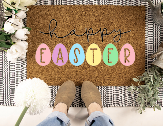 Happy Easter Doormat