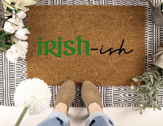 Irish-ish Doormat