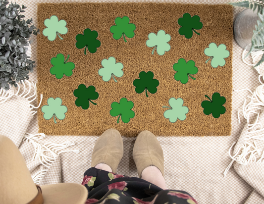 Lucky Clovers Doormat