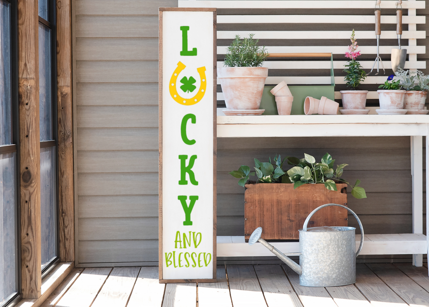 Lucky Porch Sign